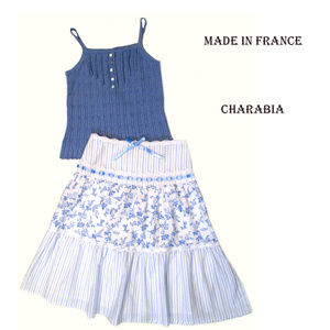Charabia, Paris Designer 2pc Girls Skirt Outfit 5